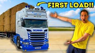 VERY FIRST Load In My Newly Customised SCANIA V8 | #truckertim