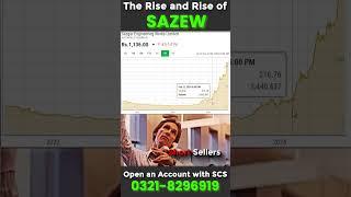 The Rise and Rise of SAZEW Stock | From Rickshaw to Haval |  #stockexchange #SAZEW #Saazgar #kse100