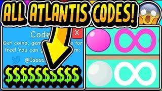 "ALL NEW ATLANTIS UPDATE 22 CODES 2019!!" Bubble Gum Simulator  [ATLANTIS] Update 22 (Roblox)