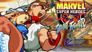 Marvel Super Heroes Vs Street Fighter - Ryu & Chun-Li