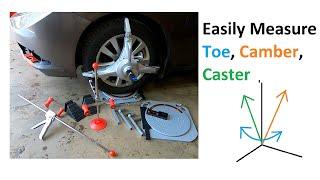 How to Measure Caster and Camber with UPDATED DIY Turn Tables, Tire Clamp, Digital Gauges