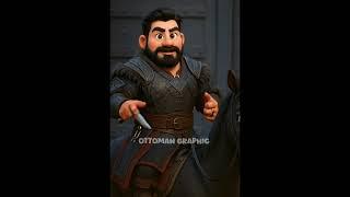 Kuruluş Osman - Osman Bey pixar animasyon Ottoman Empire #kurulusosman #osmanlı #yapayzeka #aiart