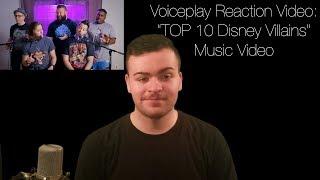 Voiceplay Reaction Video: "TOP 10 Disney Villains" Music Video