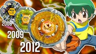 Evolution of SAGITTARIO (2008-2024) | Beyblade Metal Fight - X | BEY HISTORY