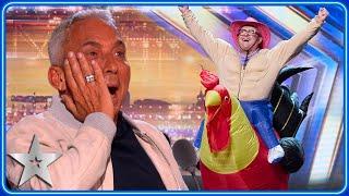Bruno Tonioli meets his NUMBER ONE FAN Jasun Watkins! | Auditions | BGT 2025