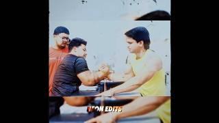 When Rajat The Beast Meet Prime Akash Kumar  #internetmeme #aryankandari #armwrestling #shortsviral