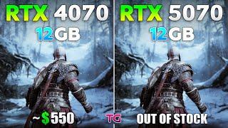 RTX 5070 vs RTX 4070 - Test in 10 Games