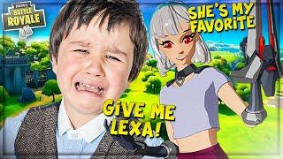 ANGRY NOOB BEGS FOR *NEW* "LEXA" ANIME SKIN IN FORTNITE! (ProPepper Fortnite Trolling)