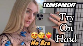 [4K] Transparent Dresses Try On Haul Review With Juayers | See Through Fabric 2025