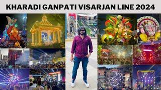 50+ INDIA'S TOP SOUND SYSTEMS AT KHARADI GANPATI VISARJAN LINE 2024