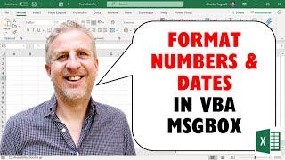 How to Format Numbers & Dates in a VBA MsgBox