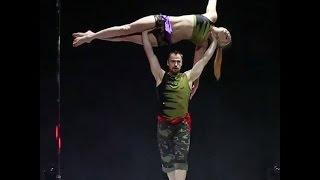 Best Tricks!!!World Pole Dance 2015 Doubles 2nd Place Hanna Antonova and Andrii Kopyniak