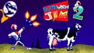 Earthworm Jim 2 (Червяк Джим 2) прохождение (Sega Mega Drive, Genesis)