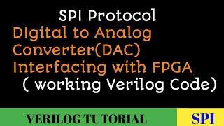 VLSI Project || DAC( Digital to Analog Converter) interfacing with FPGA using SPI || SPARTAN 3E