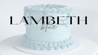 Lambeth Cake-Blue