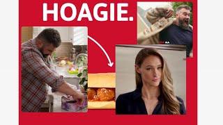  Jason Kelce & Kylie Kelce in Funny Wawa Hoagie Retirement Commercial