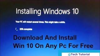 Installing windows 10 using the media creation tool