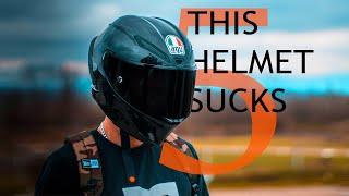 5 Reasons This 1000$ Helmet Sucks | Agv Pista