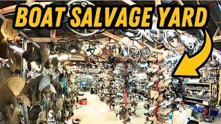 The BIGGEST Marine Salvage Yard - You Won't Believe What's Here!