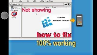 how to fix Exagear not showing download folder problem