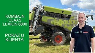 Claas Lexion 6800 / Pokaz u klienta /