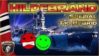 HILDEBRAND [T10 Hybrid GER] ️ Gameplay + Vorstellung  World of Warships 