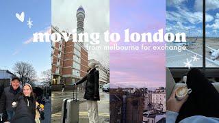 moving to london for exchange + moving into college! ️