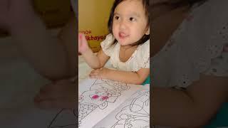 I love to color. #shorts #viral #short #viralvideo #shortvideos #Ishshah@2.10yo