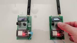 Two way LoRa mobile transmitters