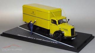 Mercedes-Benz L6600 Deutsche Post || Schuco Modell || Diecast truck scale model 1:43 review