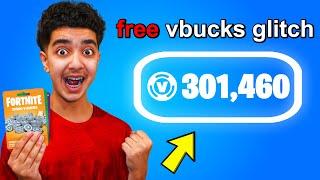 How Many Free V-Bucks Can My Little Brother Get In 24 Hours? (FORTNITE GLITCH!)