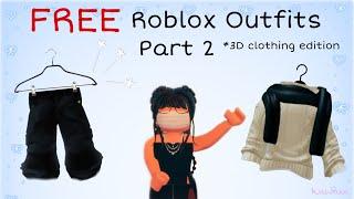 11 FREE Roblox Outfits- 3D Clothing Edition!!