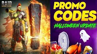 “New Raid Shadow Legends Promo Codes + Halloween Quiz Event”