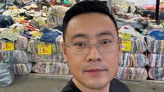 В Гуанчжоу рынок распродажа одежды за копейки
