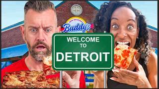 Which Pizza Is The Best? We Try Detroit Style Pizza In Detroit For The First Time. Episode 2
