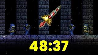 Terraria - Classic Moon Lord Speedrun in 50 Minutes (Random Seed, NMA) [WR]