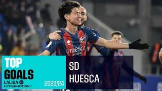 The 10 TOP GOALS of SD HUESCA in LALIGA HYPERMOTION 2023/24!