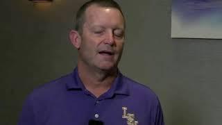 WATCH: Jay Johnson speaks before CWS Finals where Tigers face Coastal Carolina