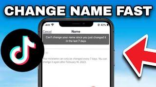 How to Change TikTok Name Before 7 Days / How to Change Your TiKtok Name Without Waiting 7 Days 2024