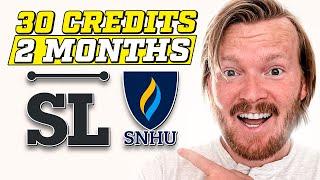 Finish ONE YEAR of SNHU for $998 in 2 Months!