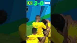 Brazil destroy Honduras in 2016 Olympics  #football #olympics #brazil #honduras