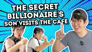 The Secret Billionaire's Son Visits The Cafe!!! (Rich Dad Series Ep. 4)