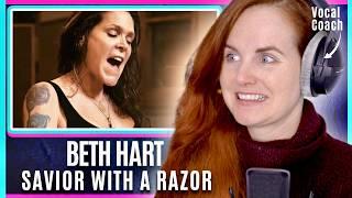 Vocal Coach Reacts | Beth Hart  - "Savior With A Razor" | Vocal & Musical Analysis