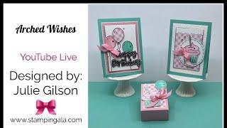 Arched Wishes Birthday Set | Coastal Cabana & Pretty in Pink Cards + Hand Sanitizer Gift Box