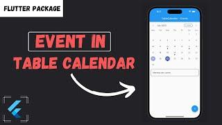 How To Add Event In Table Calendar Flutter