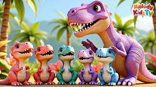 Jurassic Journey/ Five Little Dinosaurs + More Nursery Rhymes & Kids Songs - Melody Kids Tv