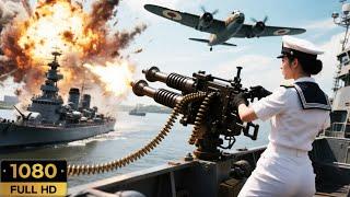 【抗日電影】中國軍艦強勢出擊！將來犯的日軍轟炸機全部消滅！#抗日 #抗戰