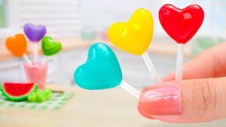 Wonderful Miniature Lollipop Recipe Idea - Satisfying How To Make Fruit Lollipop with Mini Yummy