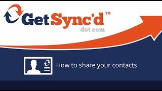 Share Contacts With GetSync'd Hosted Kerio Connect