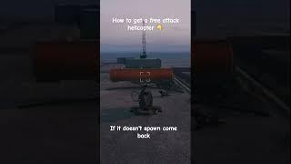 Free attack helicopter in gta V!!